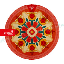 Cargar imagen en el visor de la galería, Mandala de colores rosa y lila, círculo de 150 de diámetro para disfrutar en solitario, pareja o familia.