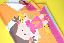 Cargar imagen en el visor de la galería, Toalla microfibra niños - Niña Pájaros