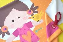 Cargar imagen en el visor de la galería, Toalla microfibra niños - Niña Pájaros